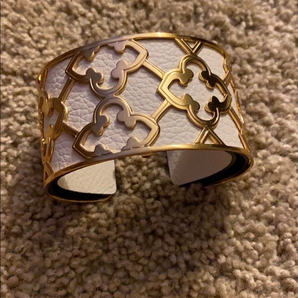 Brighton Jewelry - New with tag! Leather and gold cuff bracelet